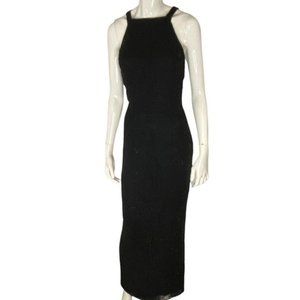 Diane Freis Original Silk Beaded  Gown Size L